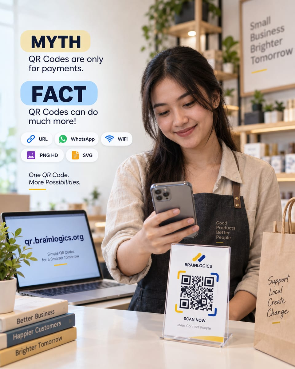 Mitos vs Fakta: 5 Anggapan Keliru tentang QR Code Bisnis 📲