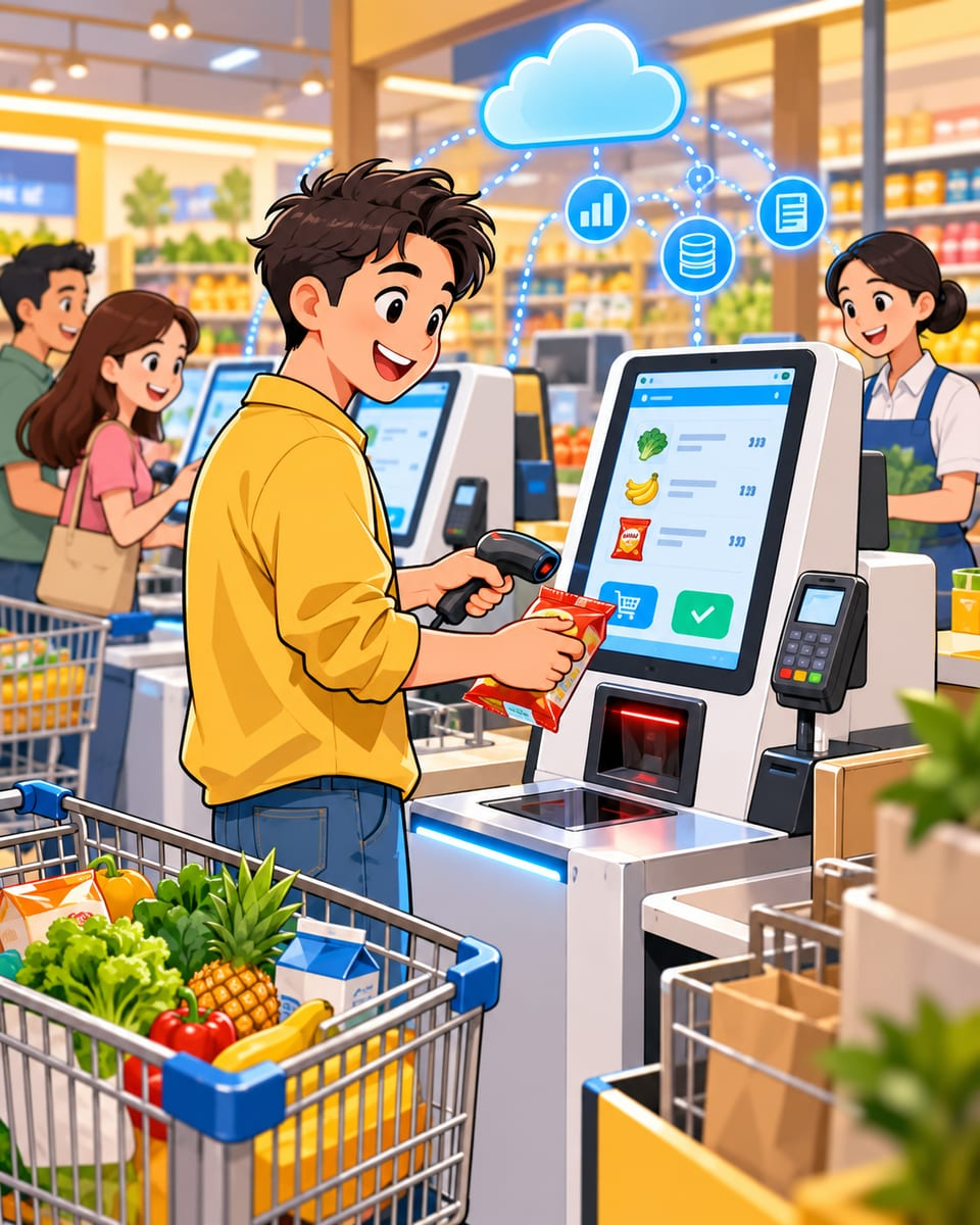 Self-Checkout Kiosk: Hemat Waktu Tunggu Pelanggan Hingga 40%