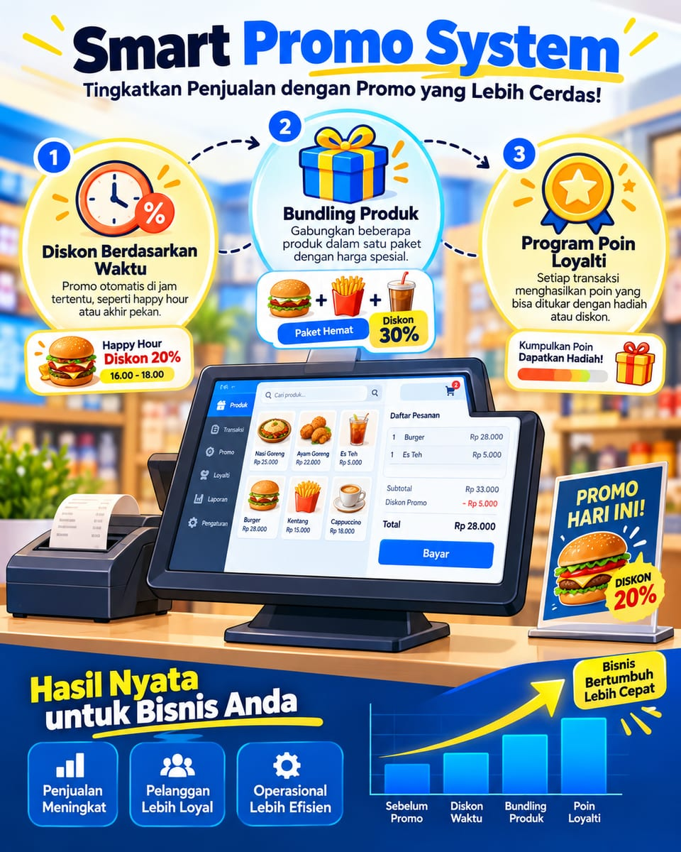 UMKM Retail Wajib Tahu: Smart Promo System yang Kerja Otomatis!
