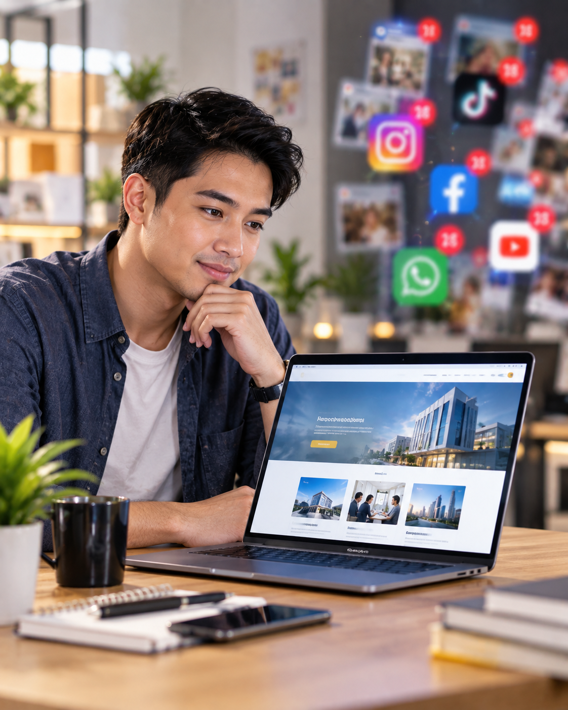UMKM & Startup: Website Profesional vs Media Sosial, Mana yang Lebih Krusial?