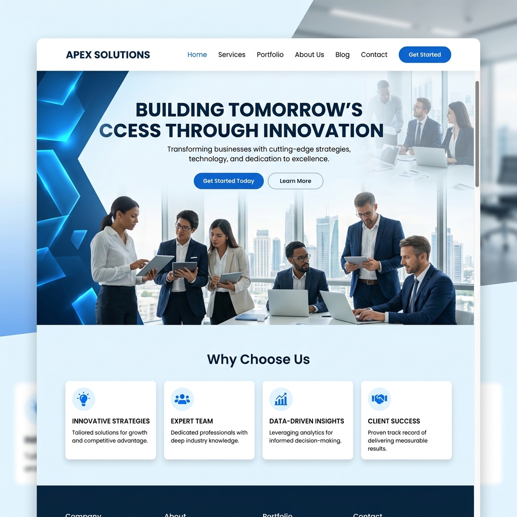 Company Profile Website